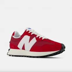 New Balance Men's 327 Shoes - NB Scarlet / Team Red