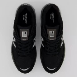 New Balance Men's Made In US 990 V5 Shoes - Black / Silver