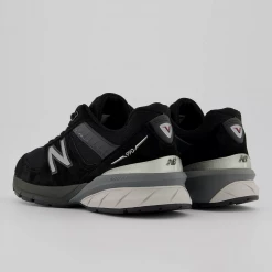 New Balance Men's Made In US 990 V5 Shoes - Black / Silver