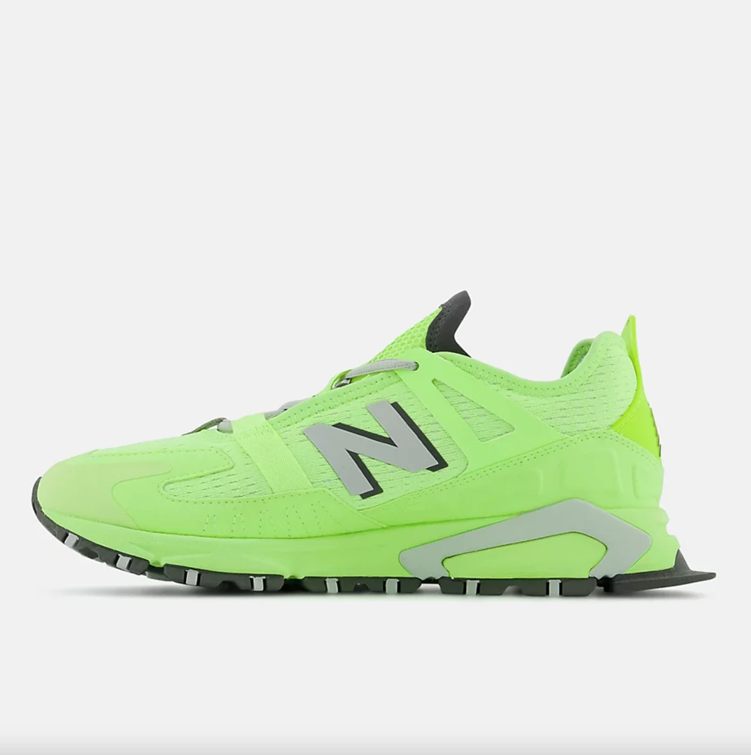 New Balance Men's XRCT Shoes - Bleached Lime Glo / Light Aluminium