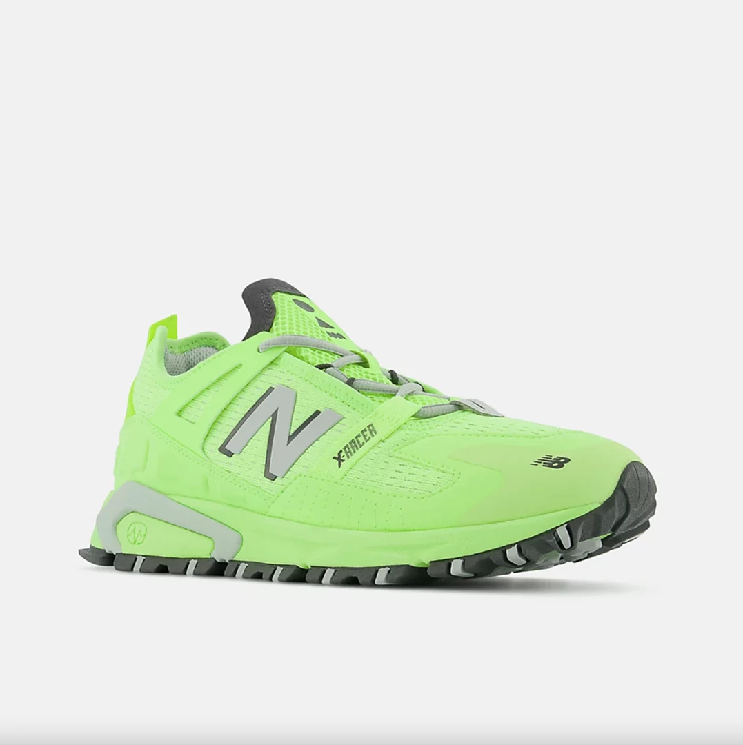 New Balance Men's XRCT Shoes - Bleached Lime Glo / Light Aluminium