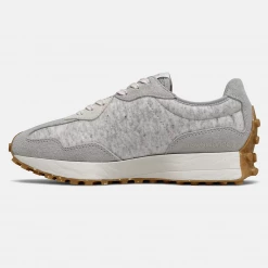 New Balance Women's 327 Shoes - Rain Cloud / Rose Water