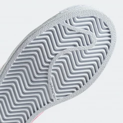 Men's Adidas Kid's Superstar Shoes - Cloud White / Real Pink