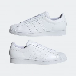 Adidas Men's Superstar Shoes - All White