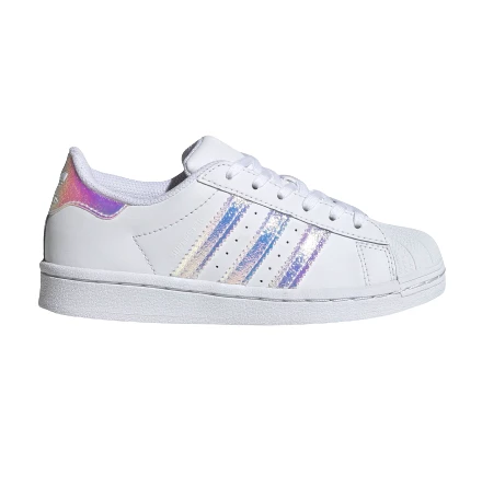 Adidas Kid's Iridescent Superstar Shoes - Cloud White Kids'