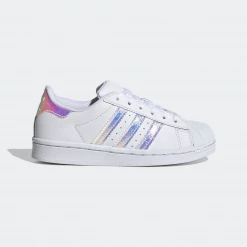 Adidas Kid's Iridescent Superstar Shoes - Cloud White Kids'