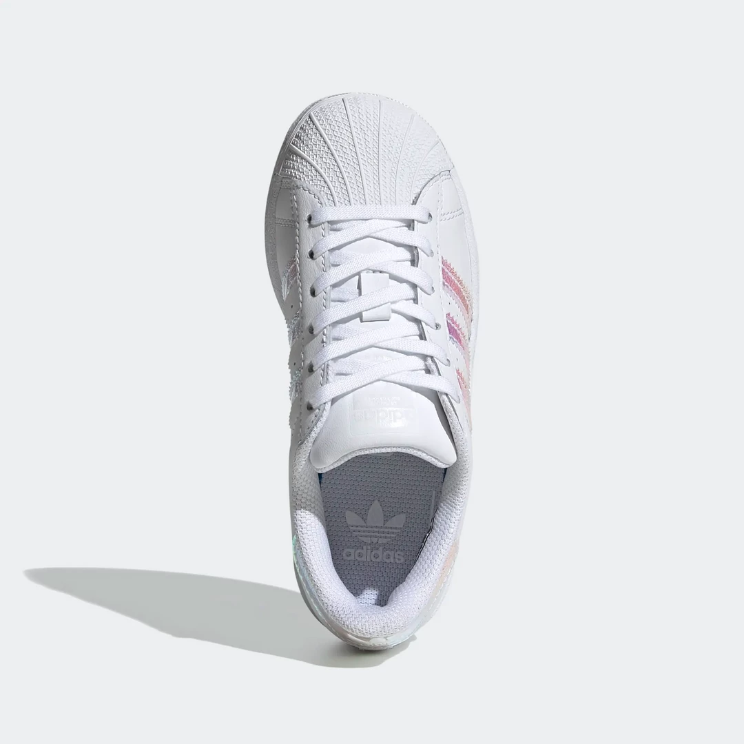 Adidas Kid's Iridescent Superstar Shoes - Cloud White Kids'