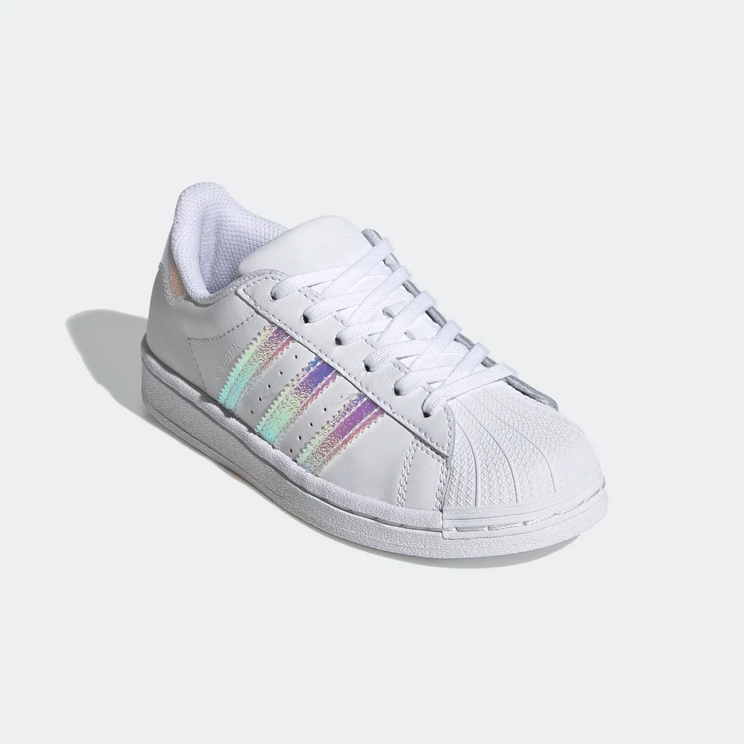 Adidas Kid's Iridescent Superstar Shoes - Cloud White Kids'