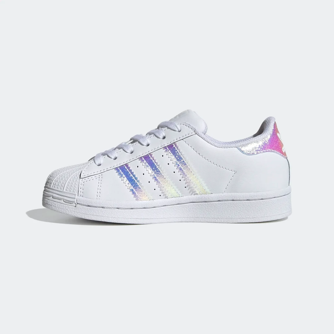 Adidas Kid's Iridescent Superstar Shoes - Cloud White Kids'