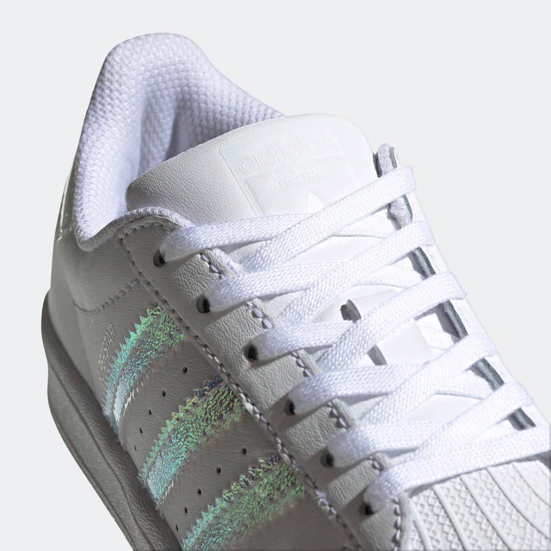 Adidas Kid's Iridescent Superstar Shoes - Cloud White Kids'
