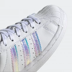 Adidas Kid's Iridescent Superstar Shoes - Cloud White Kids'