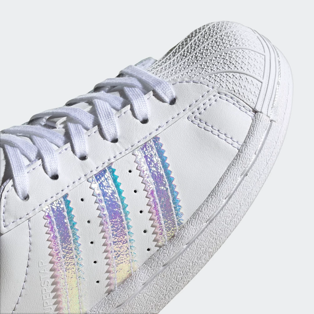 Adidas Kid's Iridescent Superstar Shoes - Cloud White Kids'