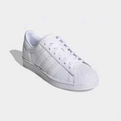 Adidas Women's Superstar Shoes - All White