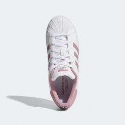 Adidas Women's Superstar Shoes - Cloud White / Magic Mauve