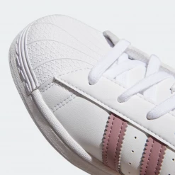 Adidas Women's Superstar Shoes - Cloud White / Magic Mauve