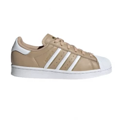 Adidas Women's Superstar Shoes - Cloud White / Pale Nude / Gold Metallic