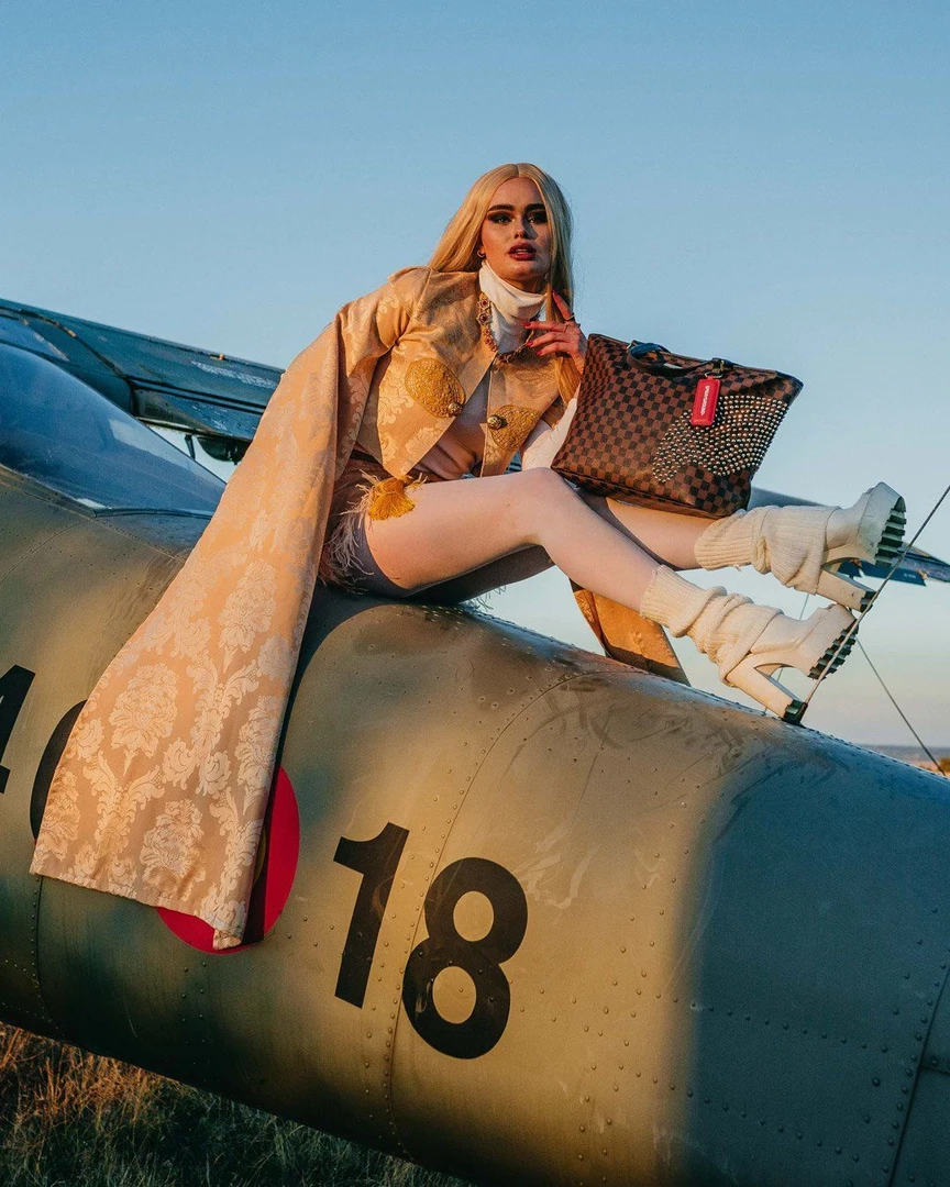 SPRAY GROUND Sprayground Sharks In Paris Polaris Tote Bag - Brown Check / Gold