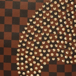 SPRAY GROUND Sprayground Sharks In Paris Polaris Tote Bag - Brown Check / Gold