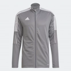 Adidas Men's Tiro 21 Track Jacket - Grey Four