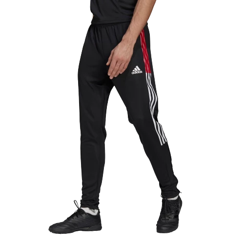 Adidas Men's Tiro 21 Track Pants - Black / Team Power Red