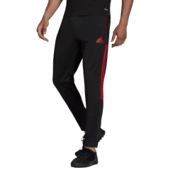 Adidas Men's Tiro Track Pants - Black / Vivid Red / Vivid Red