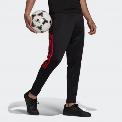 Adidas Men's Tiro Track Pants - Black / Vivid Red / Vivid Red