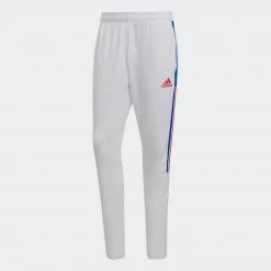 Adidas Men's Tiro Track Pants - White / Vivid Red / Royal Blue