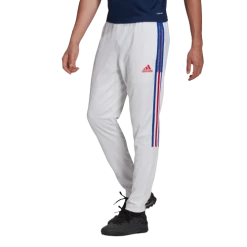 Adidas Men's Tiro Track Pants - White / Vivid Red / Royal Blue