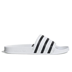 Adidas Adilette Slides - White / Core Black
