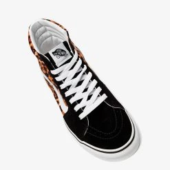 Vans Unisex Leopard SK8 Hi Shoes - Black / True White