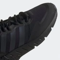 Adidas Men's ZX 1K Boost Shoes - Core Black / Black Blue Metallic