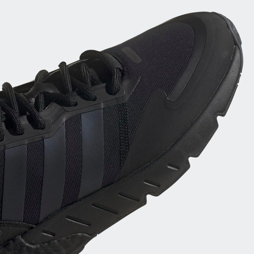 Adidas Men's ZX 1K Boost Shoes - Core Black / Black Blue Metallic