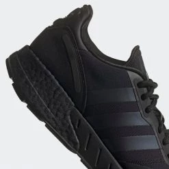 Adidas Men's ZX 1K Boost Shoes - Core Black / Black Blue Metallic