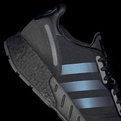 Adidas Men's ZX 1K Boost Shoes - Core Black / Black Blue Metallic