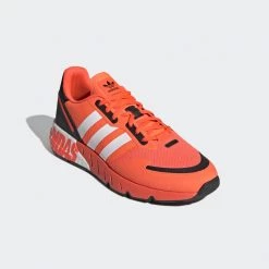 Adidas Men's ZX 1K Boost Shoes - Solar Red / Cloud White / Core Black