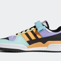 Adidas Men's Forum Low Shoes - Cloud White / Hazy Orange / Core Black