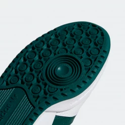 Adidas Men's Forum Low Shoes - Cloud White / Collegiate Green