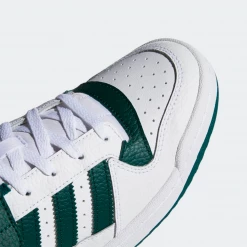Adidas Men's Forum Low Shoes - Cloud White / Collegiate Green