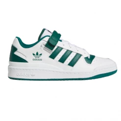 Adidas Men's Forum Low Shoes - Cloud White / Collegiate Green