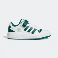 Adidas Men's Forum Low Shoes - Cloud White / Collegiate Green