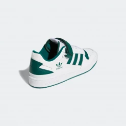 Adidas Men's Forum Low Shoes - Cloud White / Collegiate Green