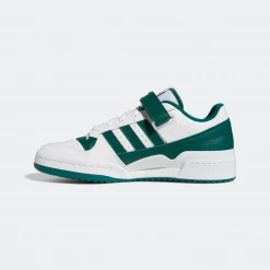 Adidas Men's Forum Low Shoes - Cloud White / Collegiate Green