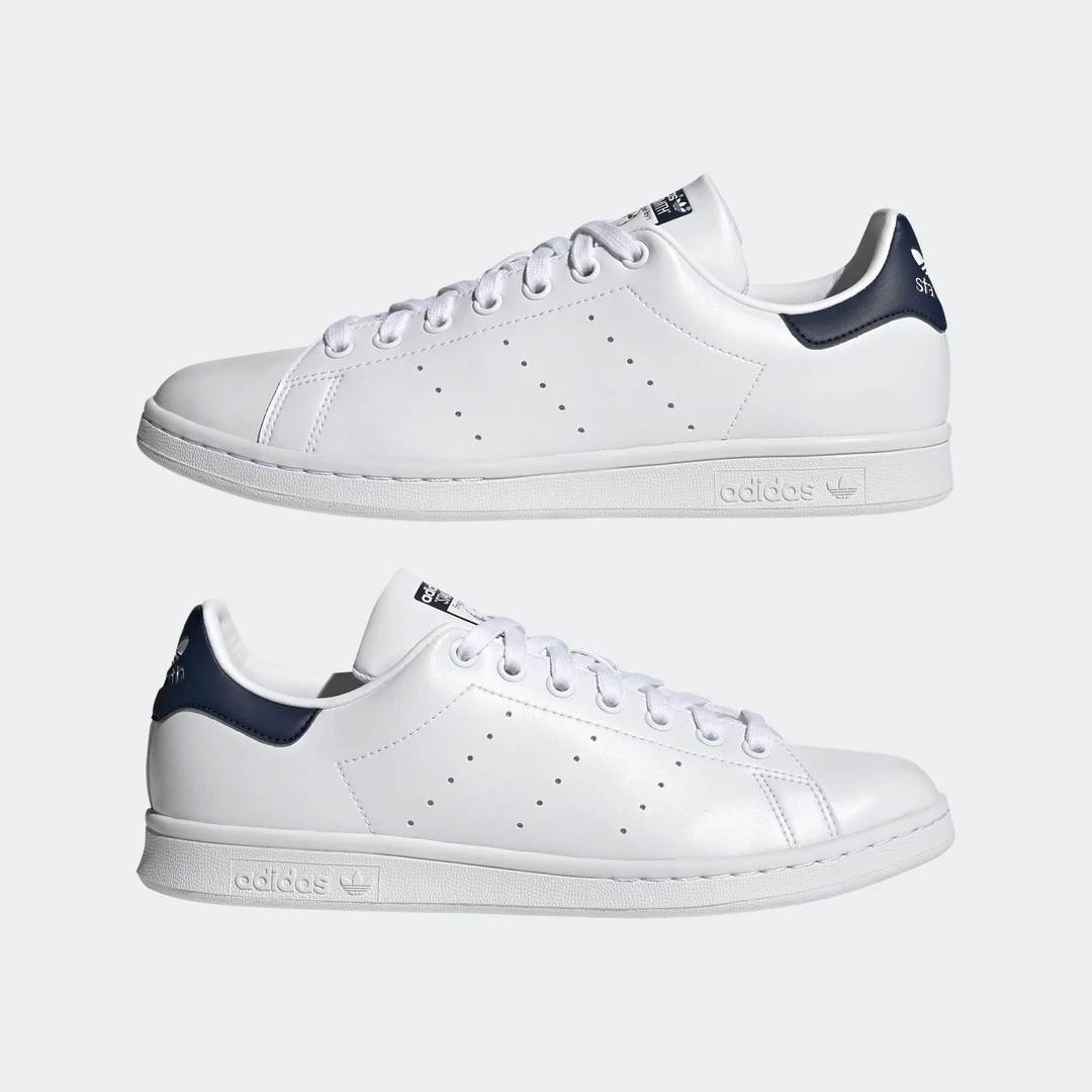Adidas Men's Stan Smith Shoes - Cloud White / Collegiate Navy