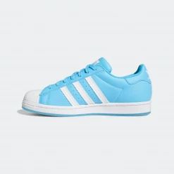 Adidas Men's Superstar Shoes - Sky Rush / Cloud White