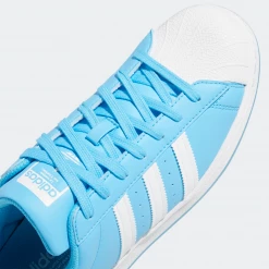 Adidas Men's Superstar Shoes - Sky Rush / Cloud White