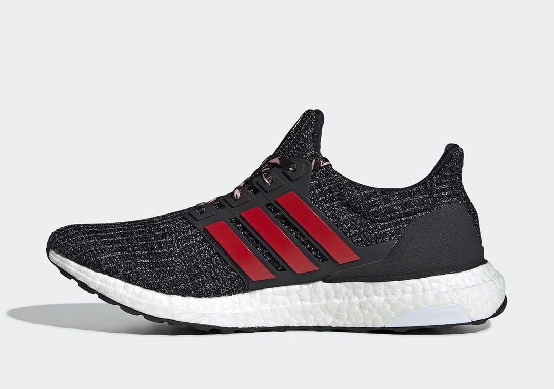 Adidas Men's Ultraboost Chinese New Year Shoes - Black / Scarlet Red / Grey