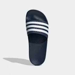 Kids' Adidas Kid's Adilette Slides - Legend Ink Blue / Cloud White