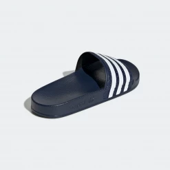Kids' Adidas Kid's Adilette Slides - Legend Ink Blue / Cloud White