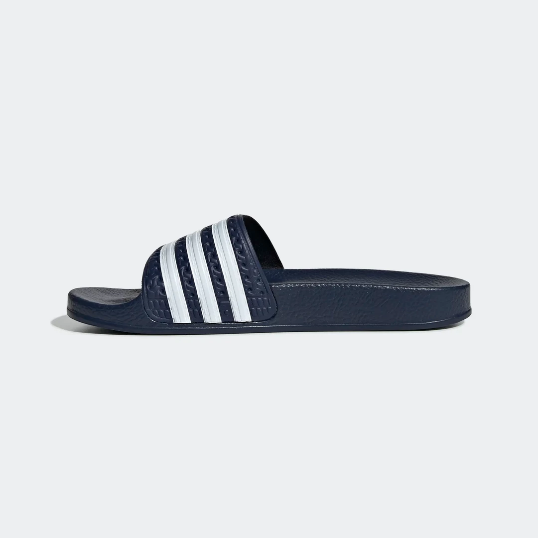 Kids' Adidas Kid's Adilette Slides - Legend Ink Blue / Cloud White