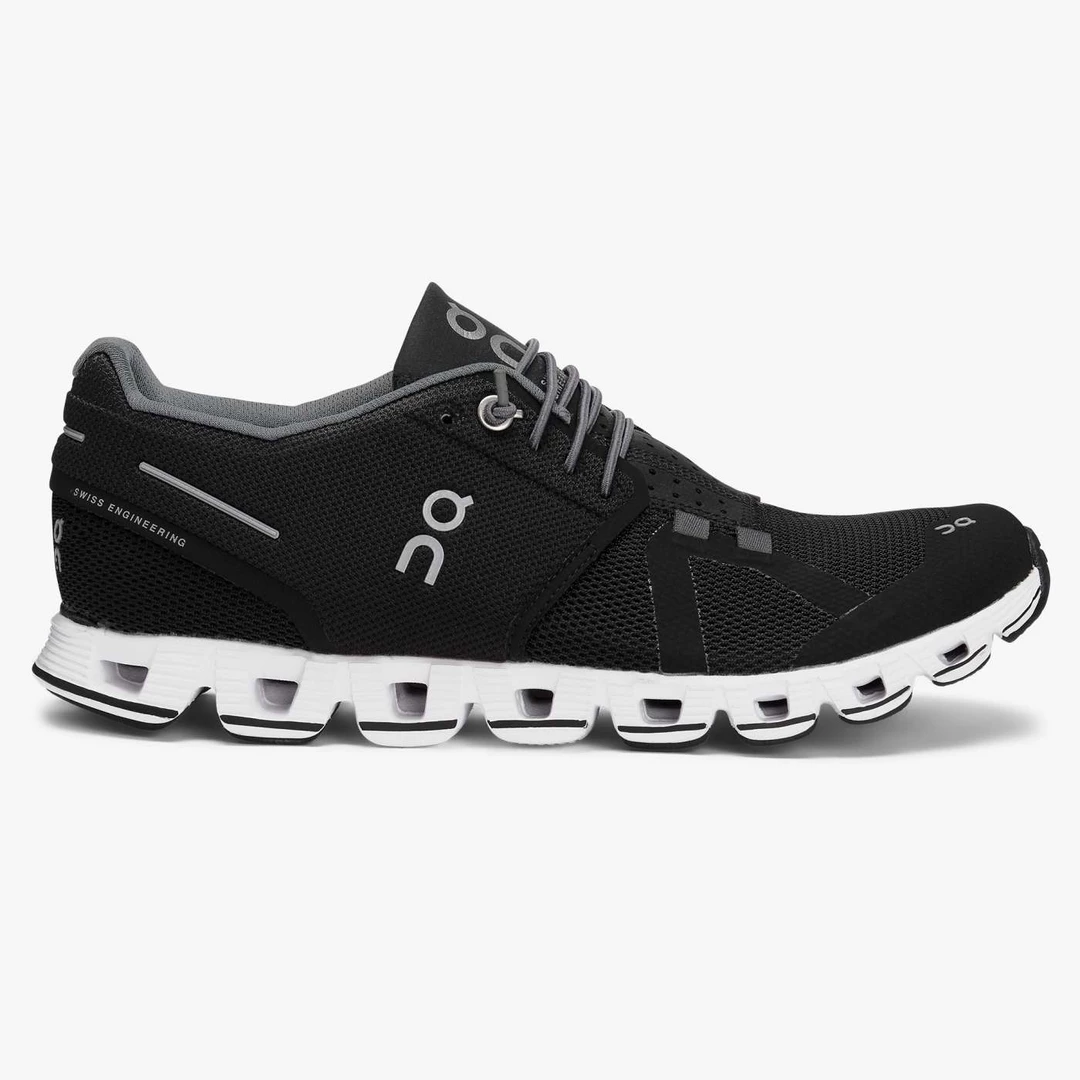 On Running Men's Cloud Shoes - Black / White